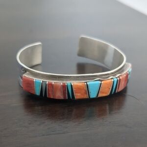Colorful Geometric Cuff Bracelet